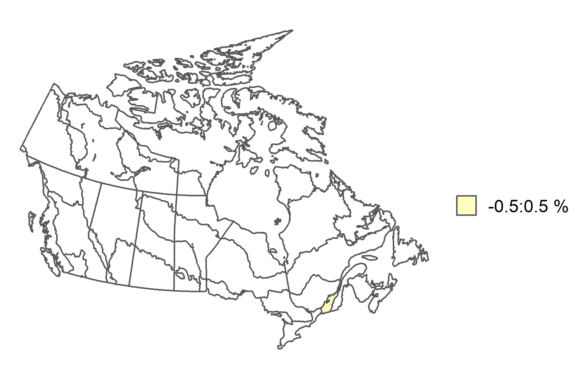 Carte qui présente les zones géographiques couvertes par l'analyse de l'espèce : Hirondelle bicolore